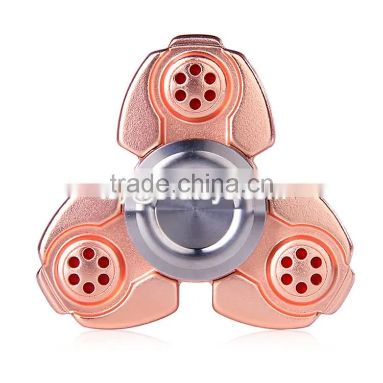 Customized metal hand crazy spinner toy copper brass fidget spinner bearing W01A243