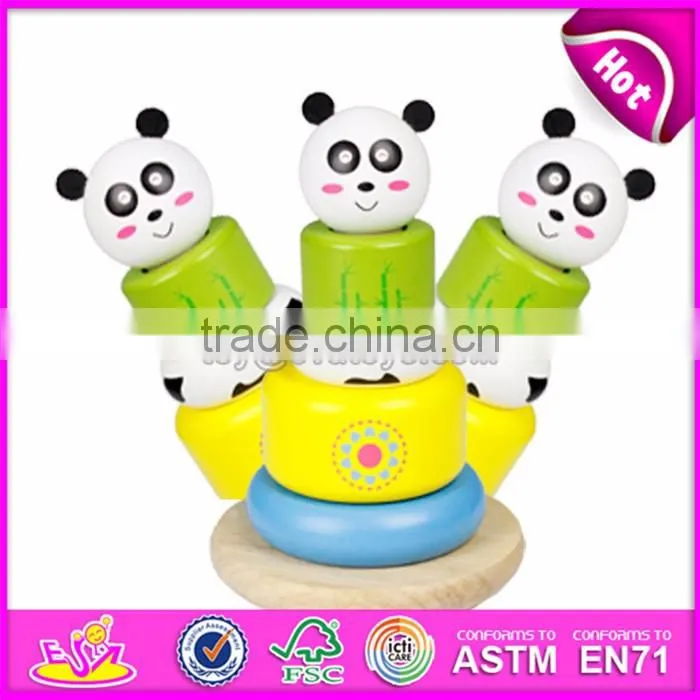 Best wholesale toys suppliers wooden baby stacking blocks for sale W13D148
