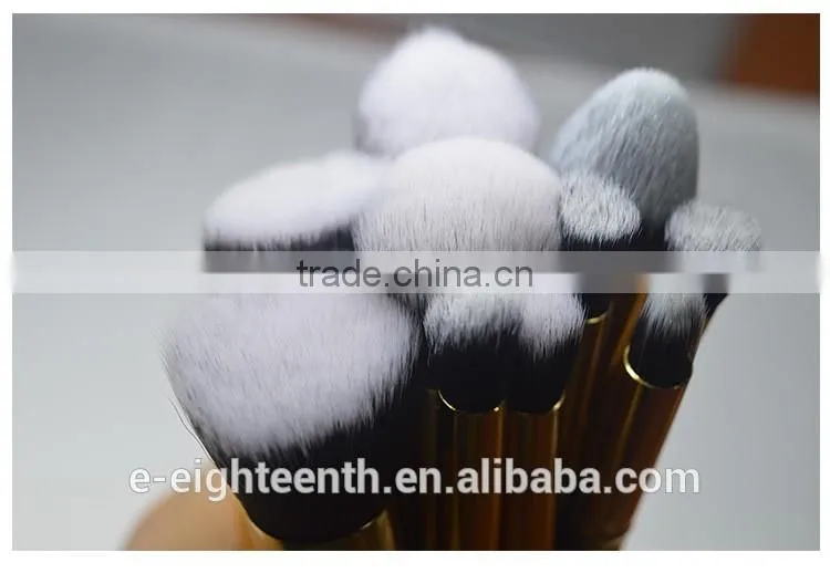 10PCS wood CLASSY SOFT MAKEUP BRUSHES PROFESSIONAL COSMETIC MAKE UP BRUSH TOOL SET for eyeshadow eyeliner lip
