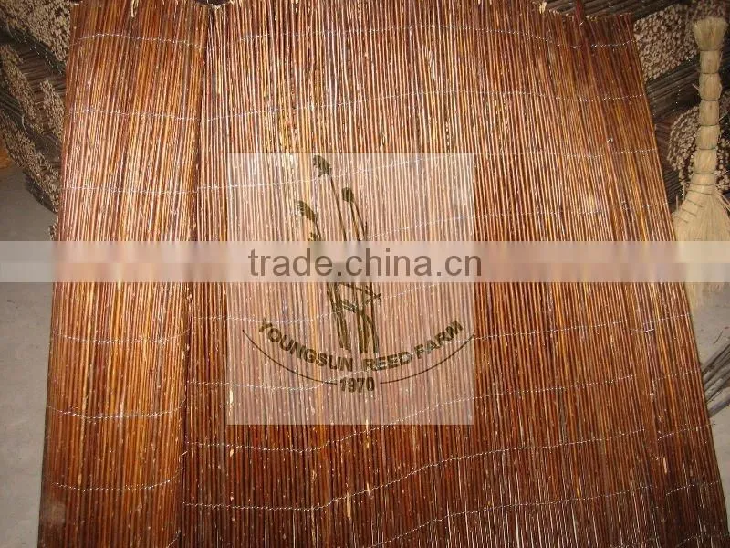 willow fencing rolls