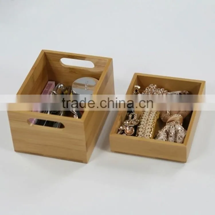 Clear ,simple and beautiful factory direct handmade custom bamboo box