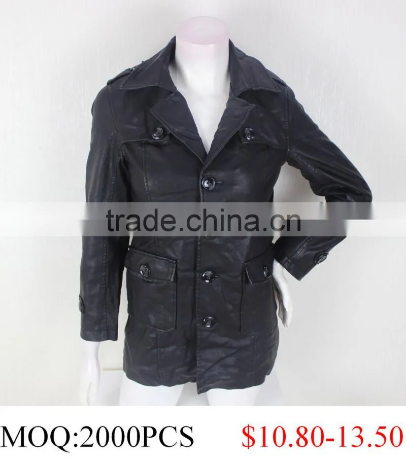 Woen Leather Trench Coat
