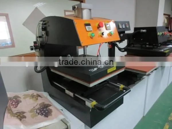 CE high quality pneumatic heat press machine with only one press bed