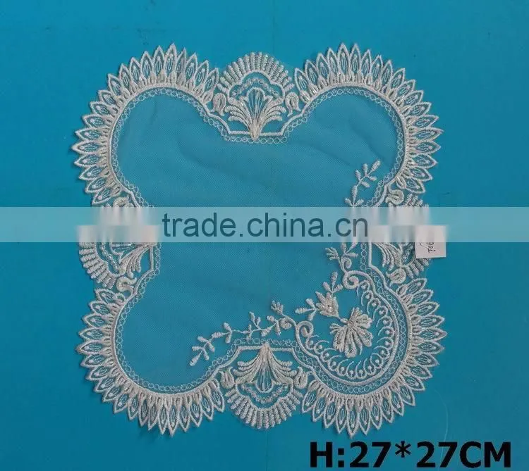 Eco friendly design embroidery sequin table cloth for wedding party