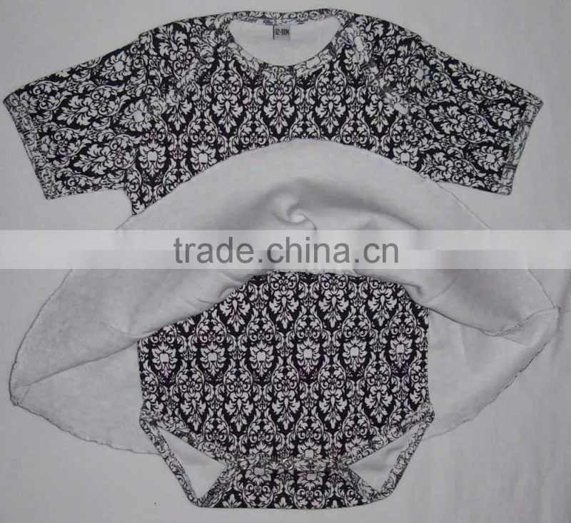 baby romper, Cute design allover printed cotton baby skirt romper