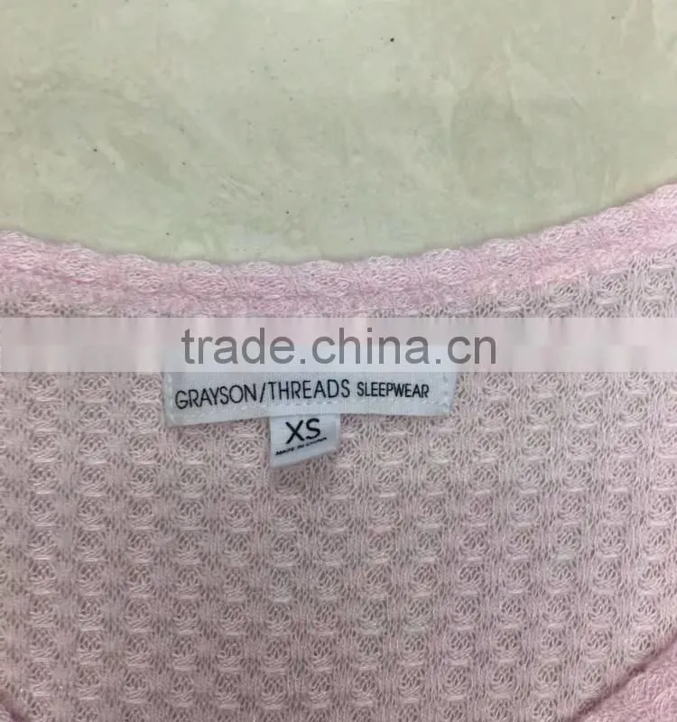 Stocklots women pink knitted cardigan fancy sleepwear