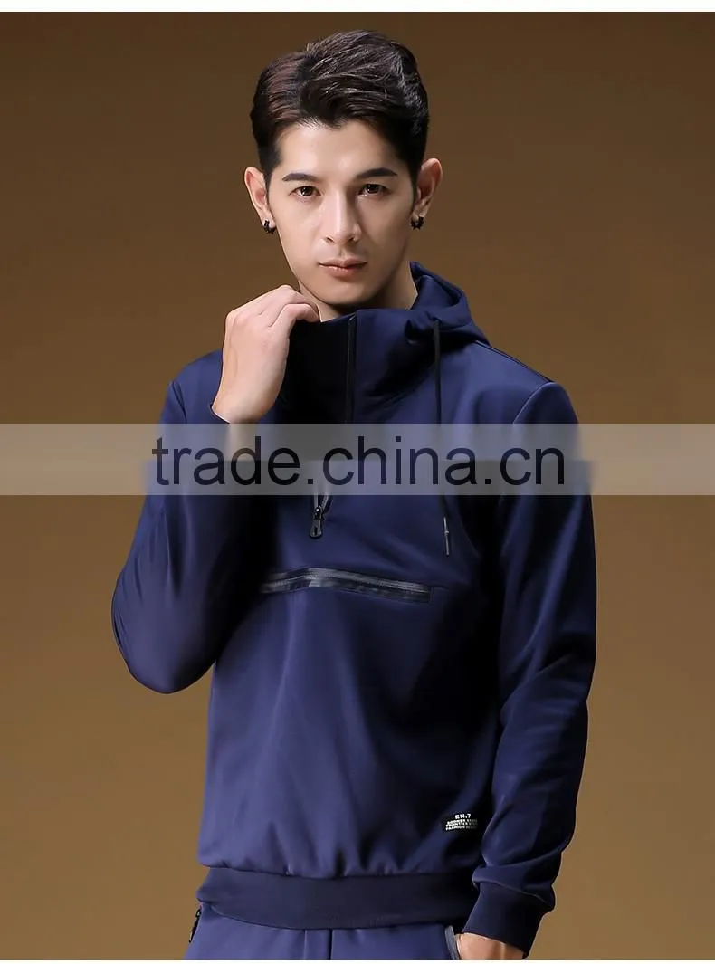 Promotion Hot Sale Polyester Korean Silk Hoodies for Men China Wholesale Plain Custom Print XN-PS16009