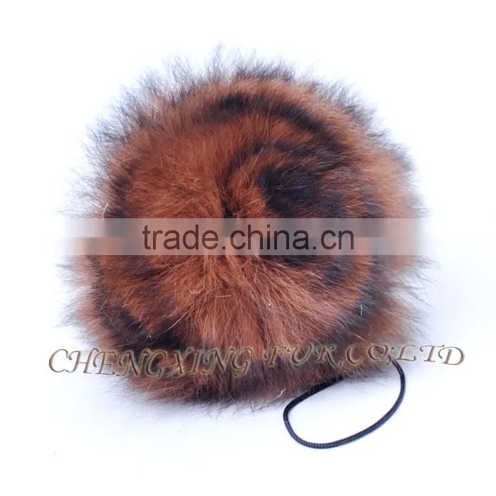 CX-A-54F Rabbit Fur Mobile Phone Strap Promotional Fur Keychain