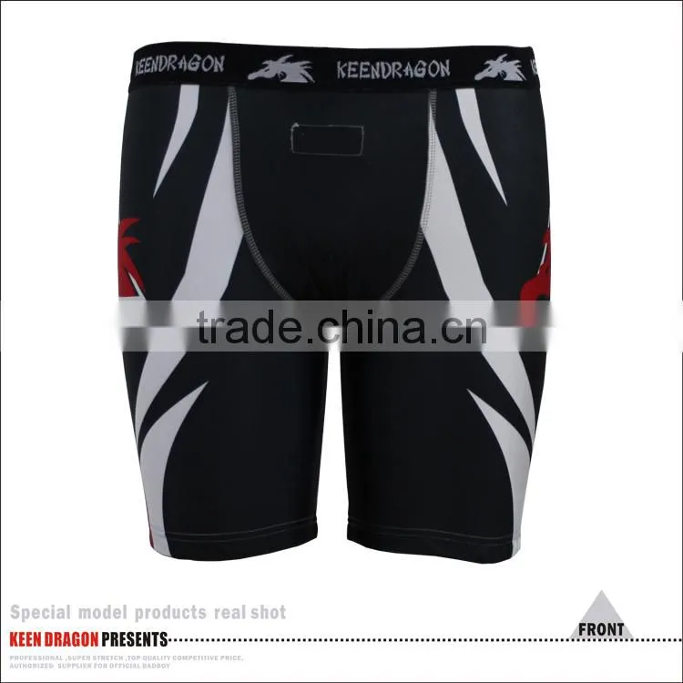 custom design black mma fighting shorts tight compression vale tudo shorts for men