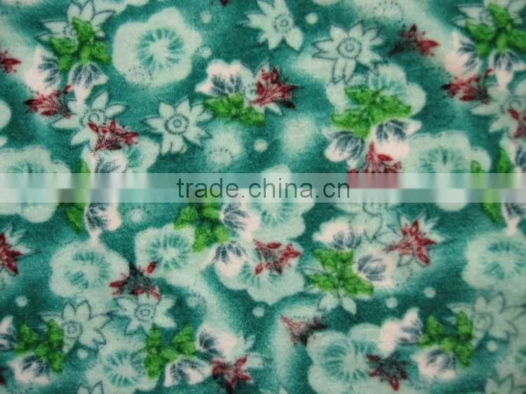 printed high velour(two-way stretch) velvet