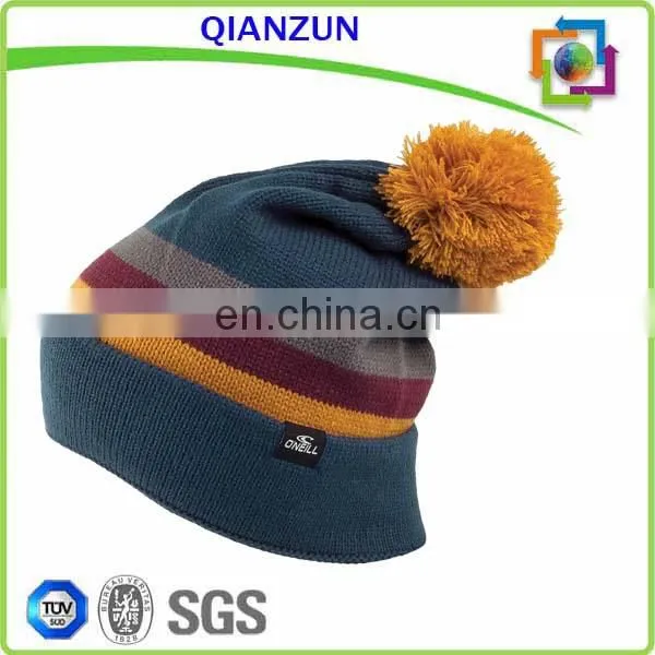 Pom Custom Embroidery Beanie