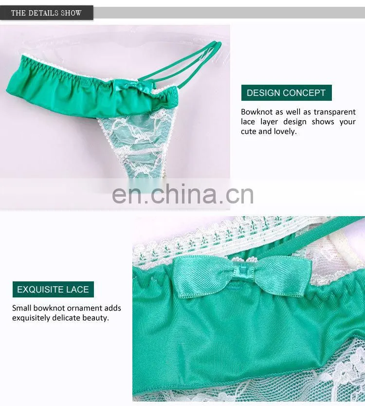 Latex Arrival Popular Sexy Lace Sexy G String Panty Wearing Girls