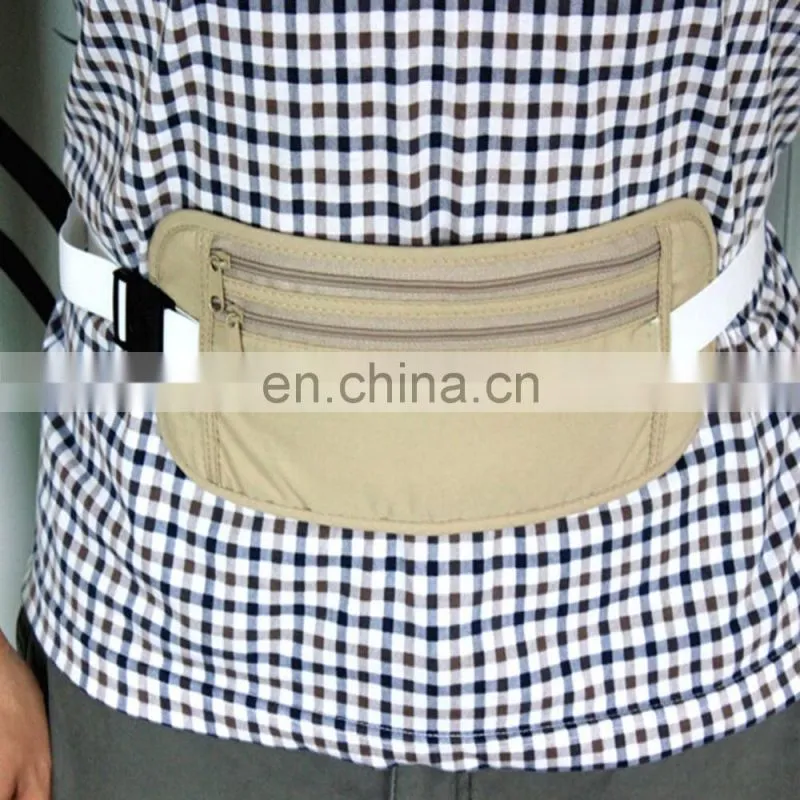 Hidden Nylon Rfid Women Travel Waist Band
