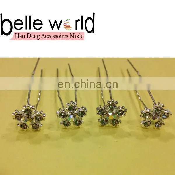 Jewelry Hair Pin Flower Rhinestone Hair Stick Wholesale