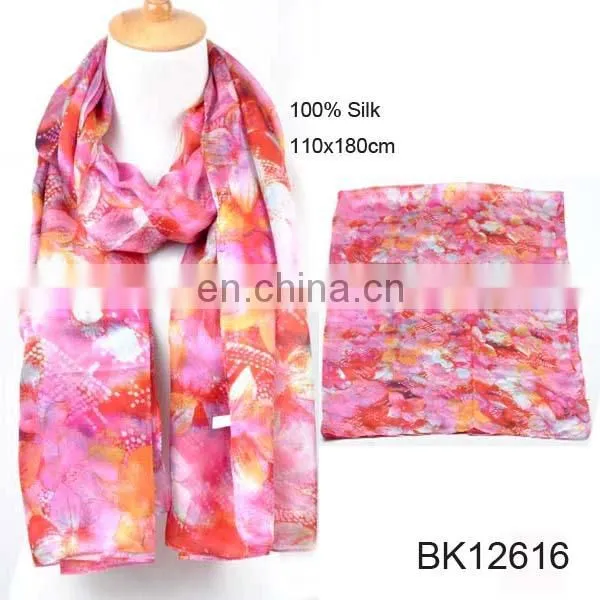 2014 fashion ladies newest wholesale print scarf turkish silk scarf shawl