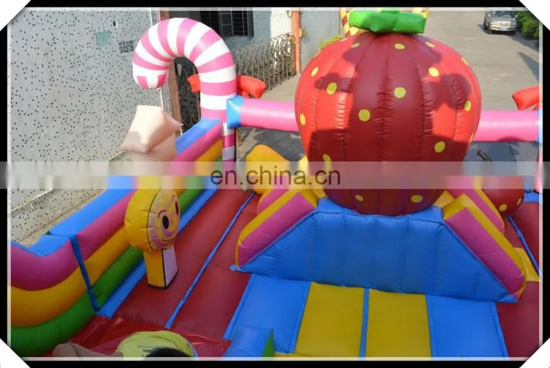 top selling inflatable combo funcity playground ,moonwalk bouncer castle for sale