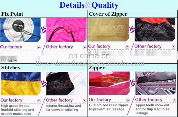Advertising small inflatable cartoon air dancer sky dancer