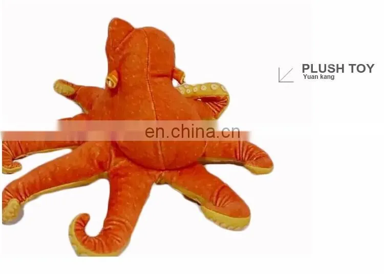 Hot Sale Cute Plush Sea Animal Stuffed Custom Red Octopus Toy
