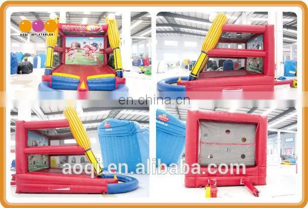 AOQI commercial use inflatable batter sports game for sale