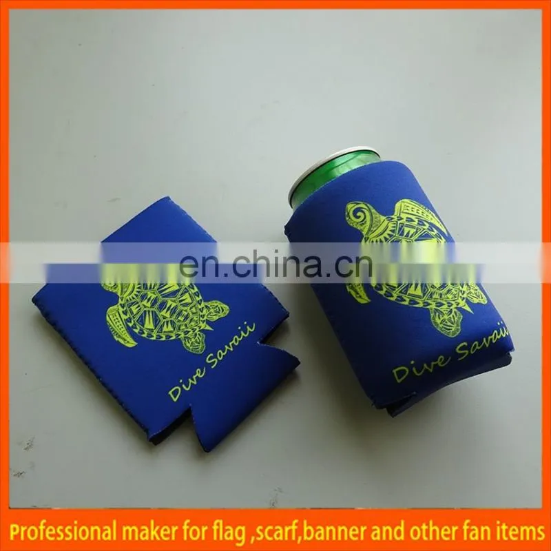 collapsible Neoprene beer bottle stubby holder