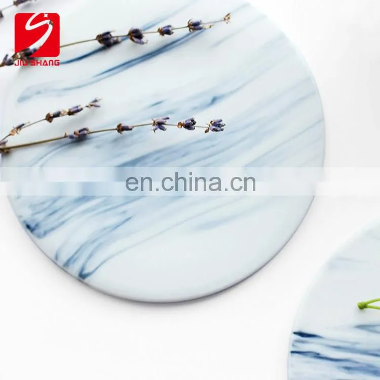 Recyclable Custom Porcelain Round Shape Stocked Bar Coasters For Drink