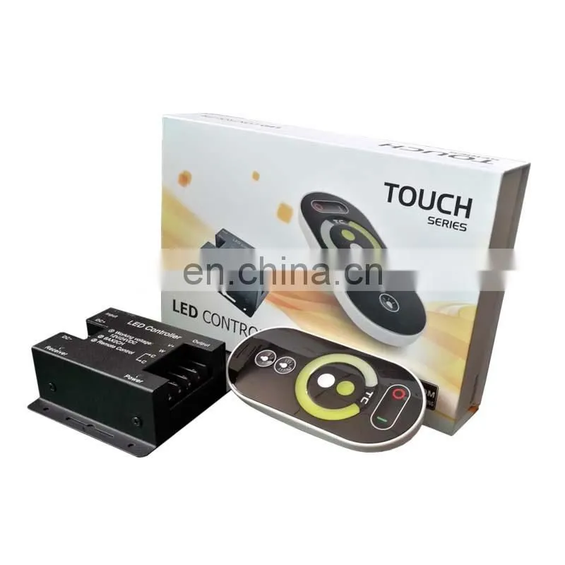 High quality top sell dc12v 24v wall rgb controller rf remote touch panel controller