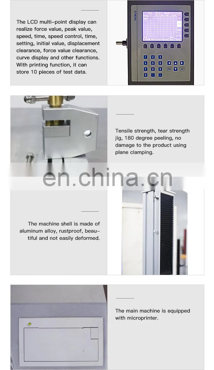 High Precision Zwick Tensile Testing Machine/Tension Tester Instrument Price