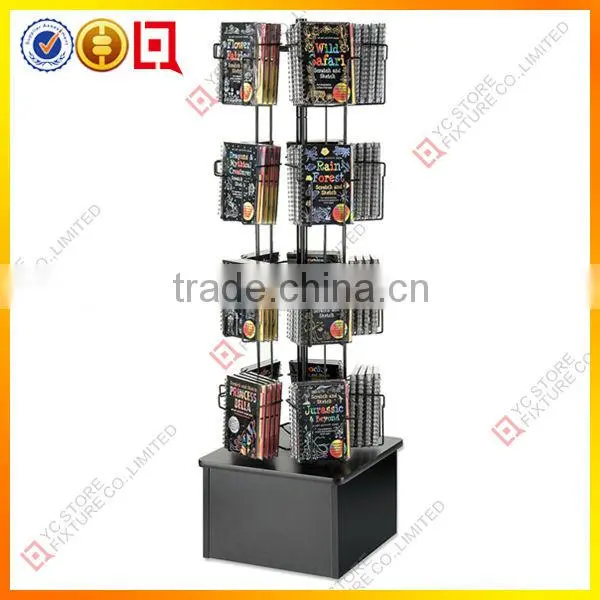 20 Pockets wire free standing gift card display racks