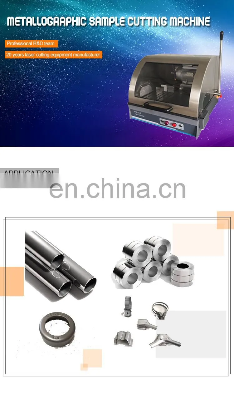 Q-80Z Manual And Automatic Metallographic Sample Specimen Cutting Machine