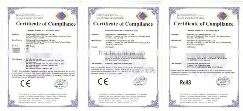 48*48 64*64 96*96 rg gb rb tri-color programmable led cross sign controller led ethernet controller