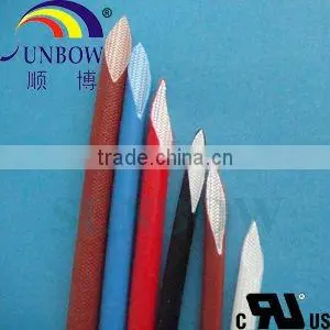 UL and RoHS Flexible Fiberglass Sleeving coated Silicone