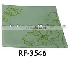 Wholesale China Made Alibaba Express Glass Plate with Flower Design for Disposable Glass Dedcorative Plate