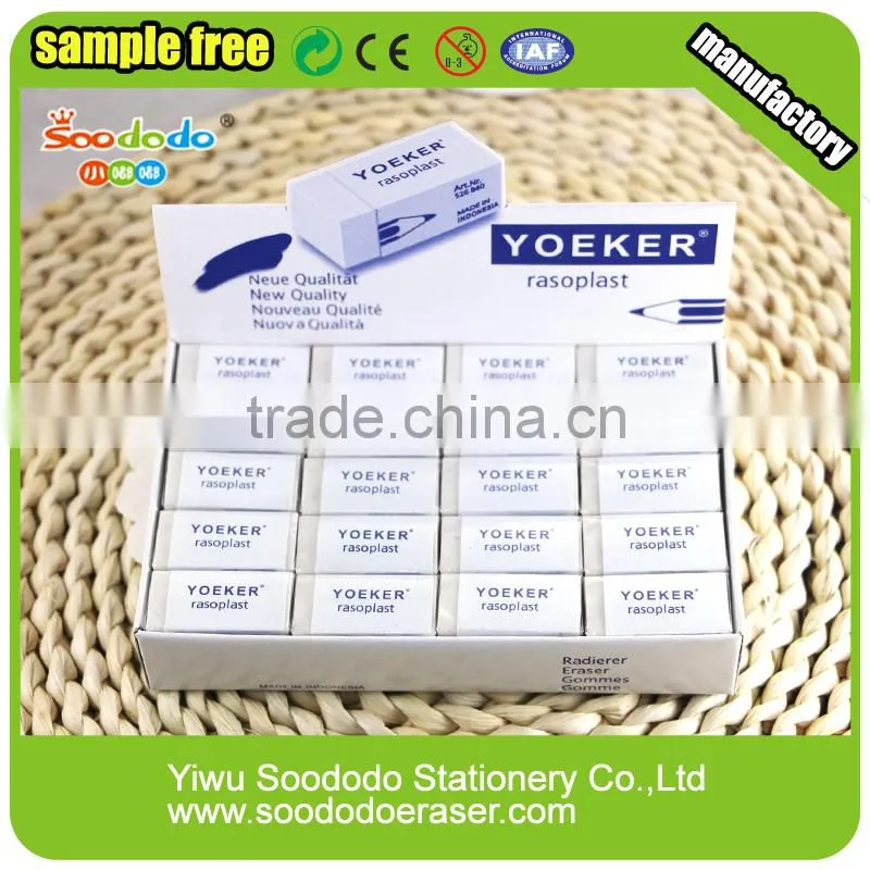 rectangle eraser set school supplies