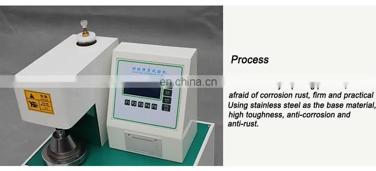 HST-R40 Strength For Automatic Testing Machine Cardboard Bursting Tester made in China