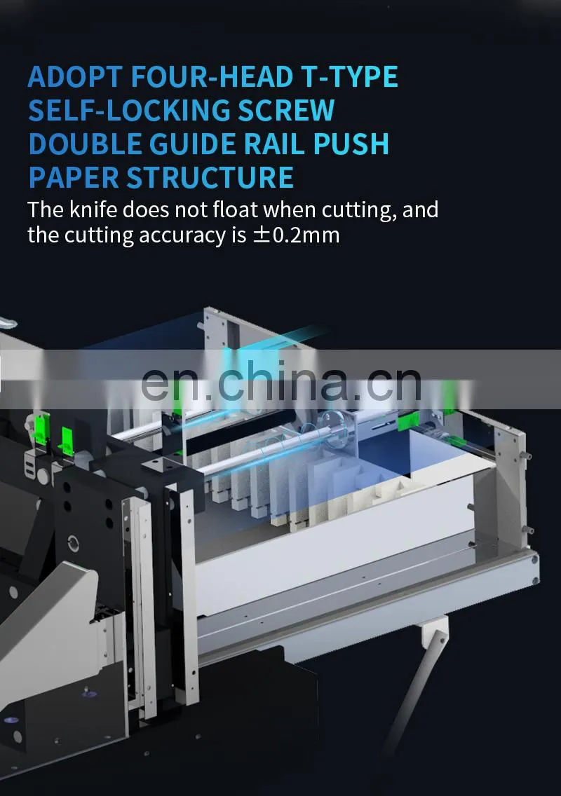 CM5310X Full Automatic High Quality High Speed Guillotine Program Control Hydraulic Heavy Duty Paper Cutter