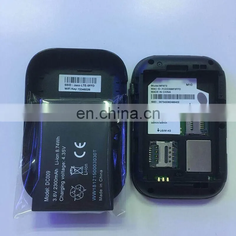 cheap 4g LTE pocket wifi wireless router modem Jazz 4G WIFI MF673 PK ZTE Wipod WD670 850/1800mhz