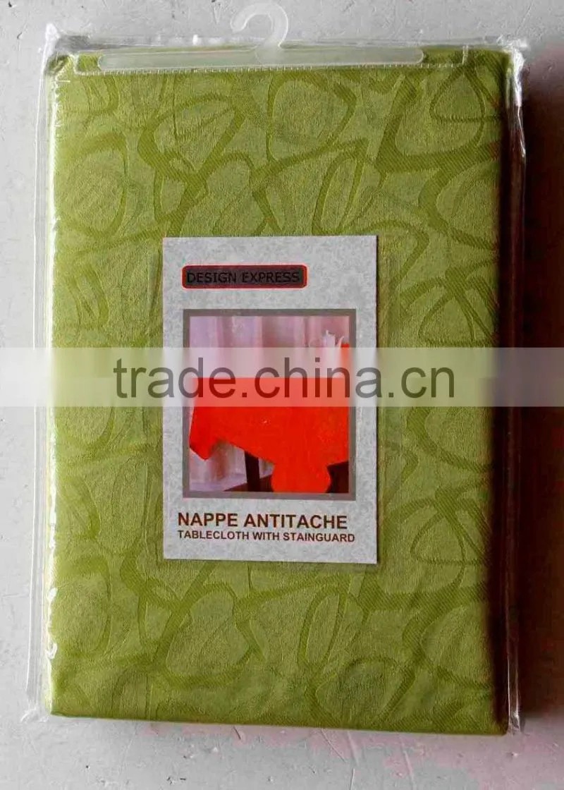 1PC Beautiful Elegant Jacquard Table Cloth With Satin Free