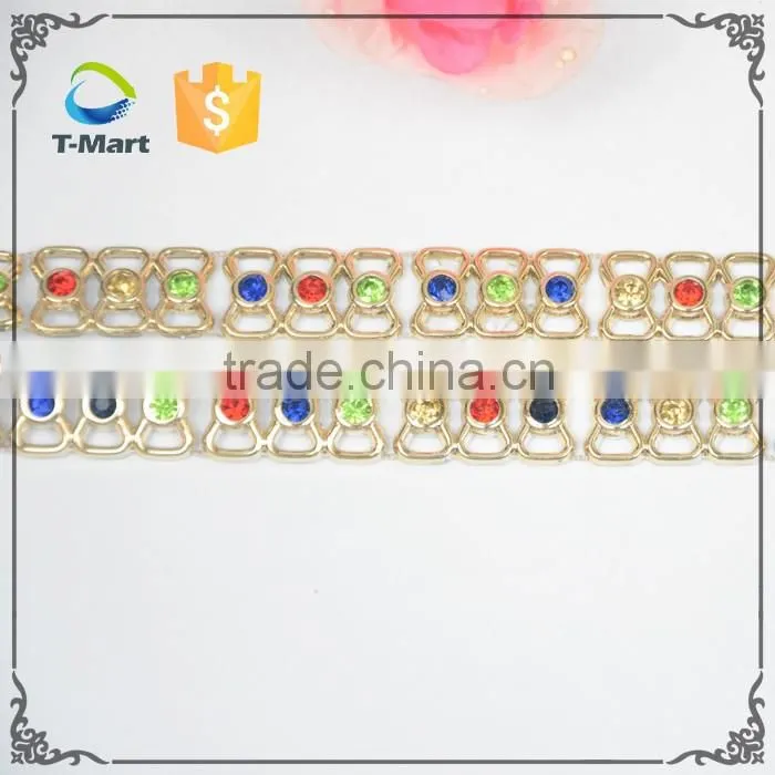 Super Multi color plastic trimming with wholesale price for lady shoes