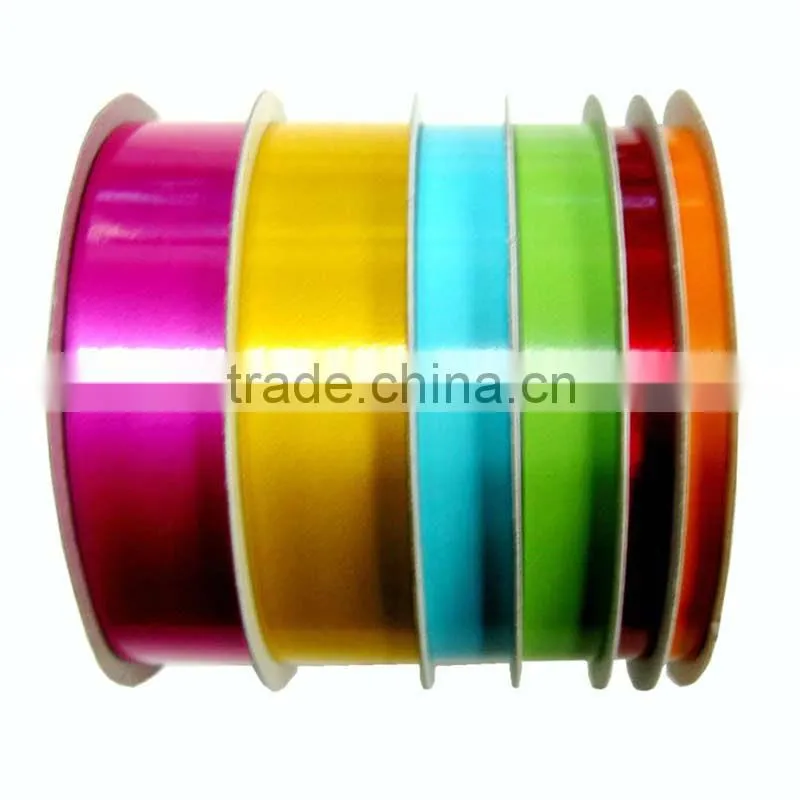 polystar ribbon/christmas decoration ribbon bow/Glitter ribbon spool/gift wrapping ribbon roll for party time
