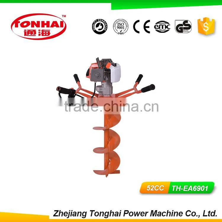 TH-EA6901 52CC gas powered post hole digger for tree transplanting drilling augers