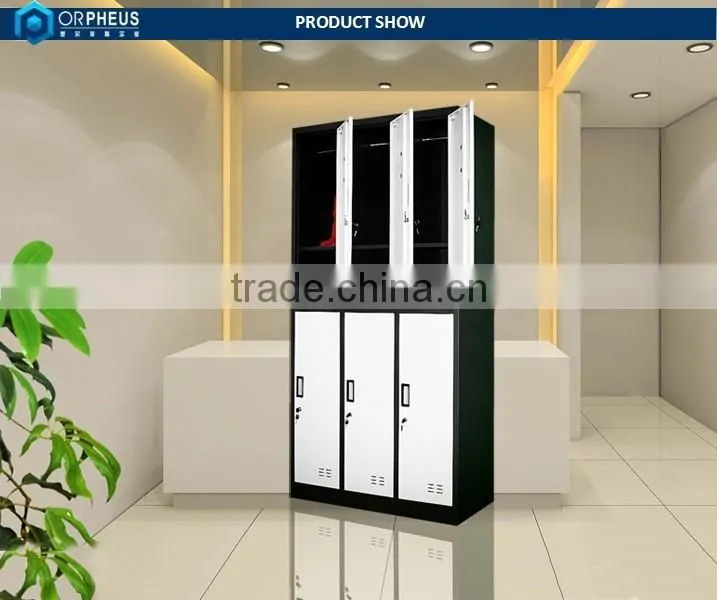 Steel Material Office Furniture Locker Cold Rolled Steel Lockers For Changing Room General Use Steel Staff Locker