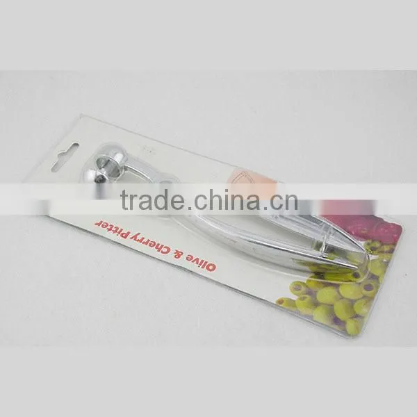 Stainless Zinc and aluminum Alloy olive & cherry pitter Kitchen Tool Pits Removal Stoner with Locking Device cherry pitter