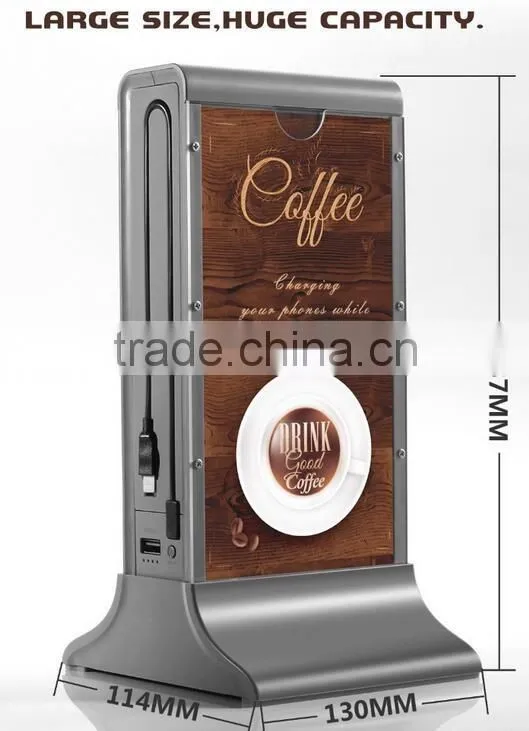 2016 newest biggest capacity 50000 Mah power bank for lounge bar, tea bar, coffee shop,Laptop