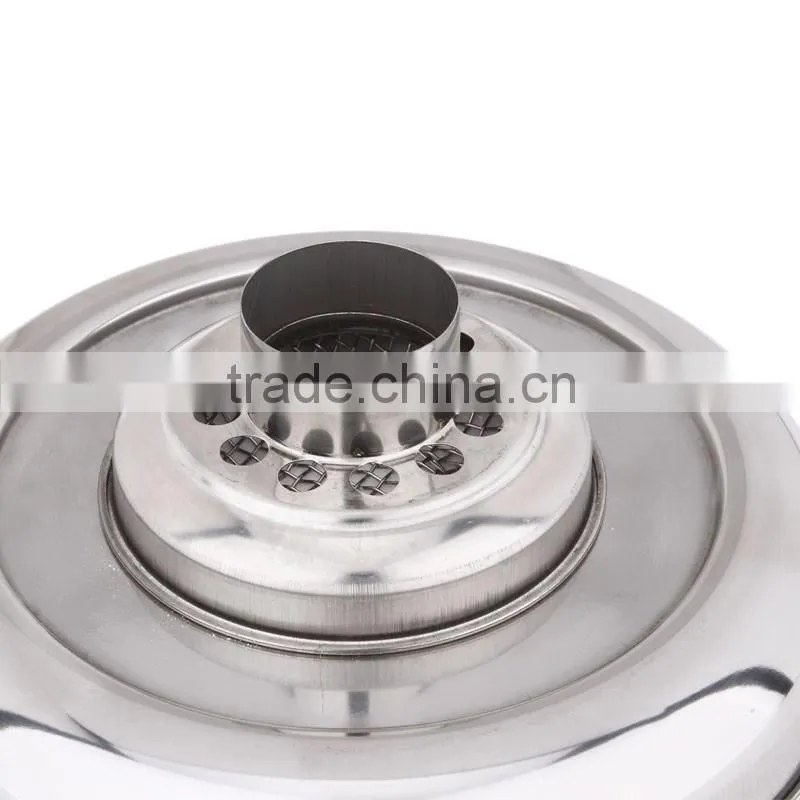 16cm stainless steel alcohol stove with pot alcohol furnace camping stove