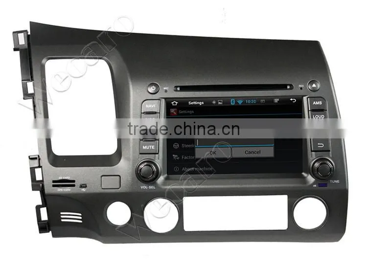 Wecaro android 4.4.4 car dvd Dashboard Placement for honda civic android BT gps 3g TV 2006 - 2011