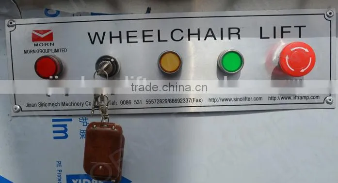 3m vertical platform lift for disabled