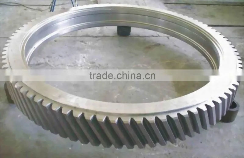 Excavator spare parts of driven gear ring/chain sprocket wheel and driving wheel for sale