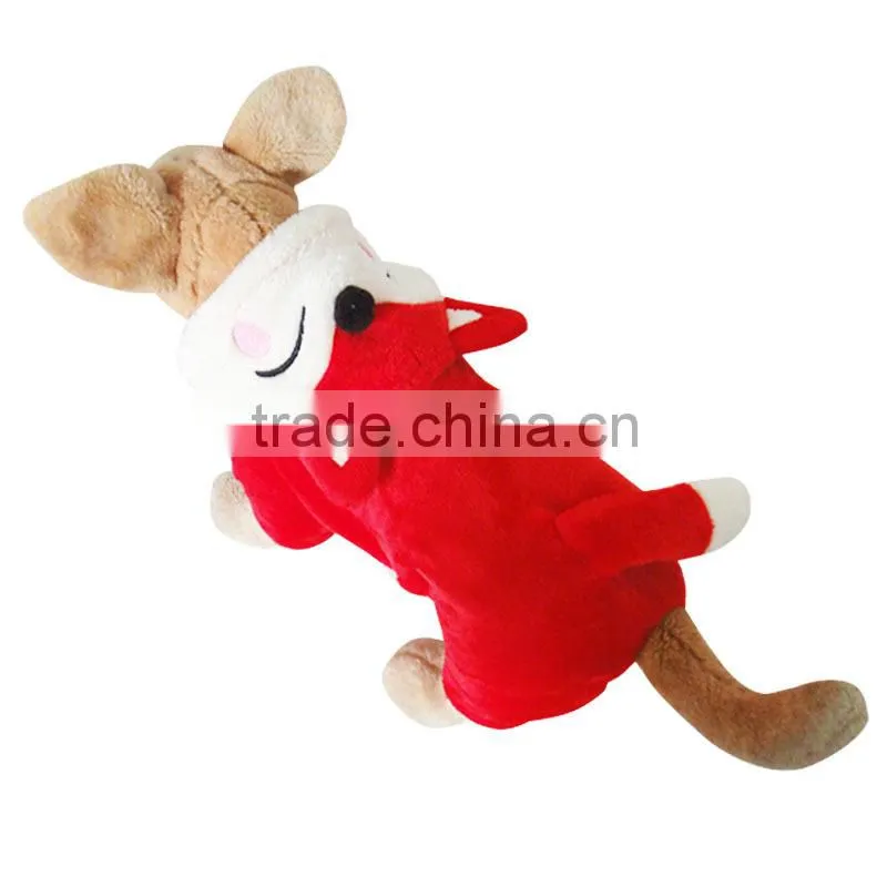 Pet Garment Four-leg Spring/Autumn/Winter Double-sided Flannel Fabrics Fox Dog Clothes