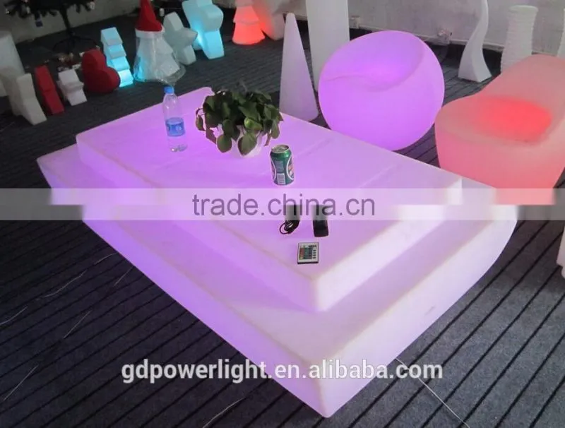 PE Plastic LED Bar Table with remote 16049E