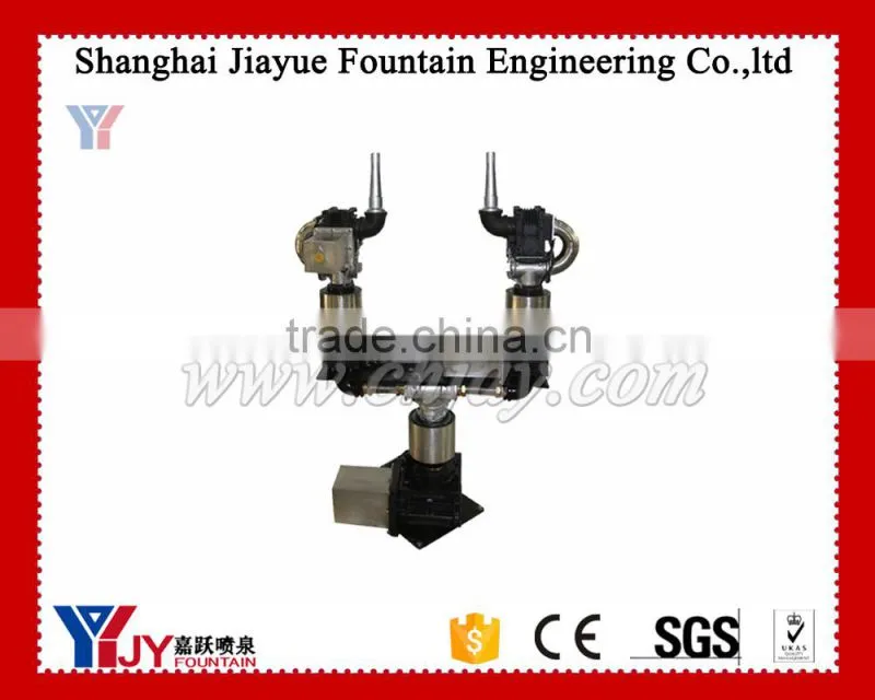 3-dimensional fan fountain nozzle